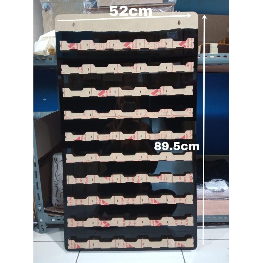 

BEBAS ONGKIR - Rak kartu KTP isi 48 & 50 bahan acrylic bening / display card akrilik