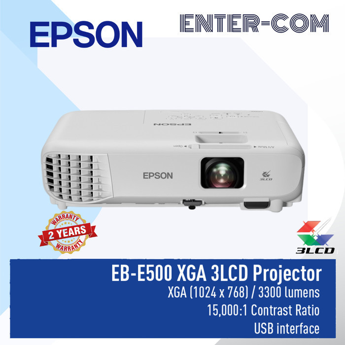 anyar@ PROYEKTOR EPSON EB-E500 EBE500 EB E500 PENGANTI EB-S400 S400 S 400 XGA