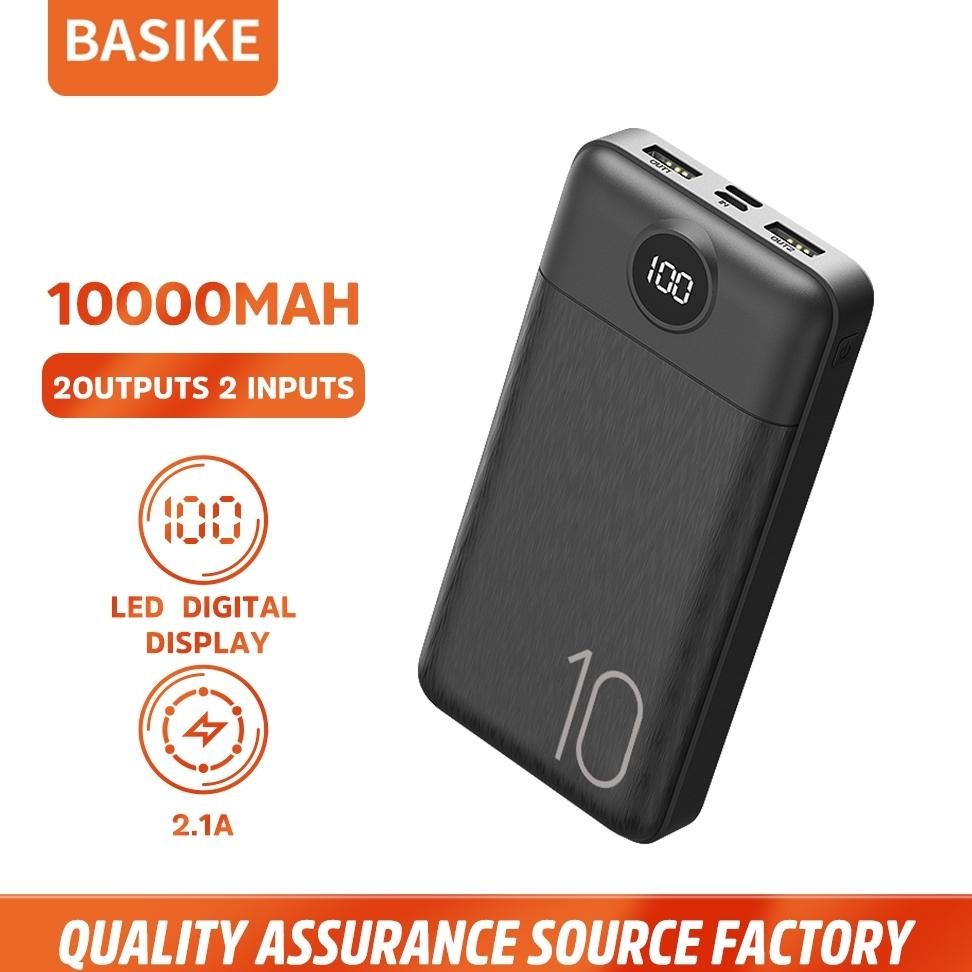 Powerbank Fast Charging Basike Fast Charging 20000 Mah 10000 Mah Real Capacity Type C Micro Usb Gara