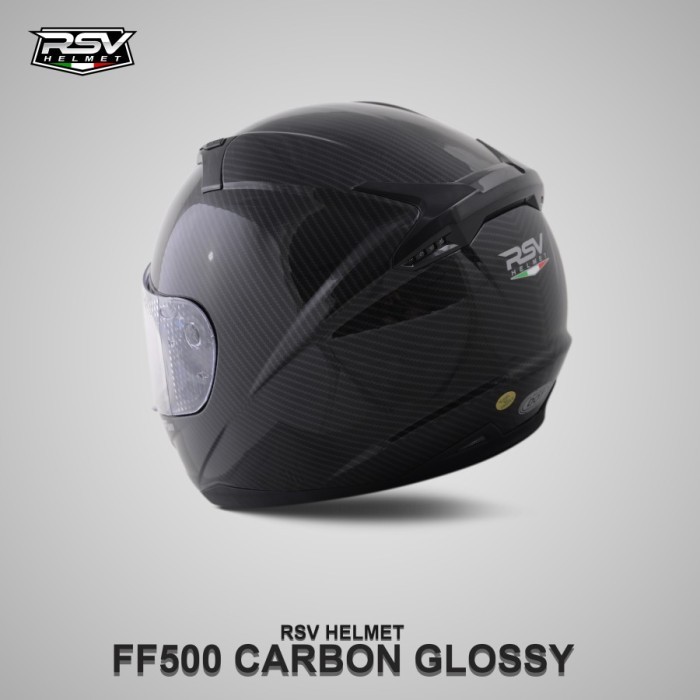 Rsv Helm Ff500 Motif Carbon Gprahic Glossy Ff 500 Fullface