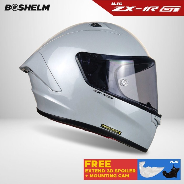 Helm Njs Zx-1R Gt Solid Helm Full Face Sni