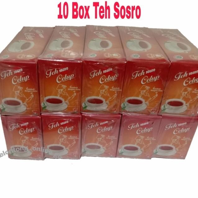 

Sosro Teh Celup 1 Pak Isi 10 Box