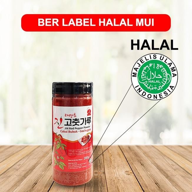 

Jin Red Pepper Powder - Cabai Bubuk Korea - Gochugaru 200G