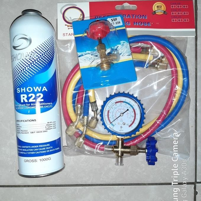 Paket Isi Freon R22 Showa 1Kg Original