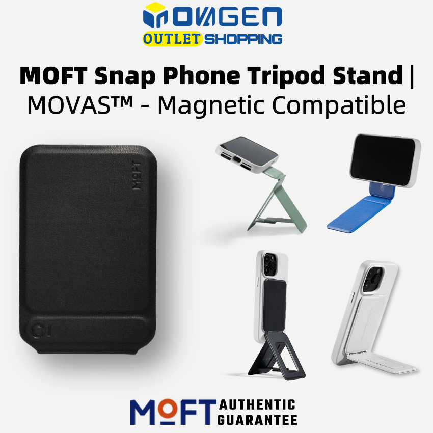 

MOFT Snap Dudukan Tripod Ponsel Tak Terlihat MOVAS™ (Kompatibel dengan Magnet), Dudukan Ponsel Tak Terlihat yang Dapat Dilipat, dan Tempat Selfie dengan Berbagai Sudut |E3CF9362|