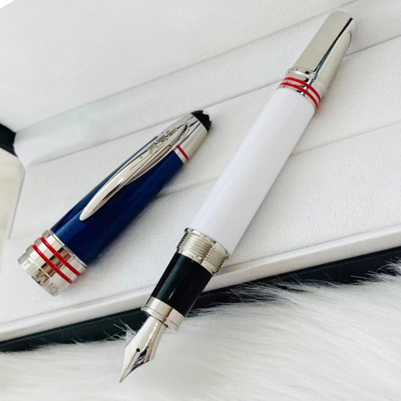 

Pena Mont * Pulpen JKF Signature Biru Putih, Bisnis Mewah |Er2y7X6V|