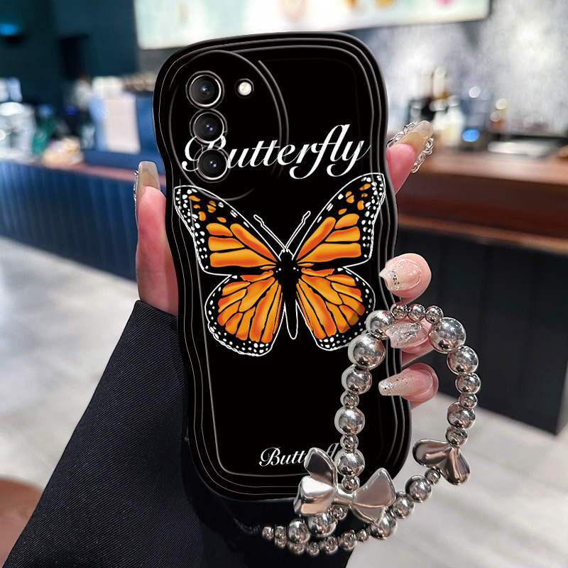 Casing Hp Untuk Samsung Galaxy S21 S21 Plus S21 Ultra S21 FE Case Casing cantik model kupu-kupu Kesi