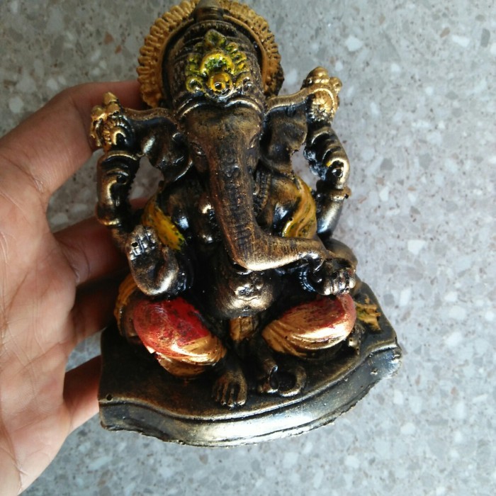 hanya disini] patung Dewa Ganesha kecil antik