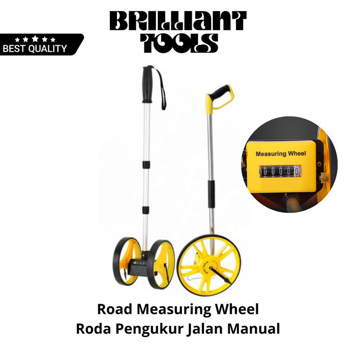 

newgan!! Meteran Dorong Manual / Roda Pengukur Jalan Dorong Walking Measure