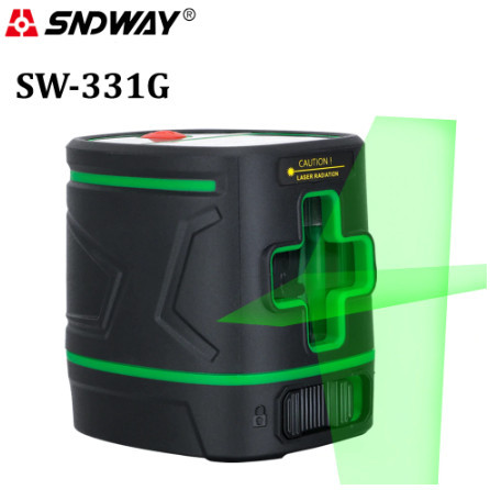 

newgan!! SNDWAY Self Leveling 2 Lines Green Laser SW-331G Horizontal & Vertical
