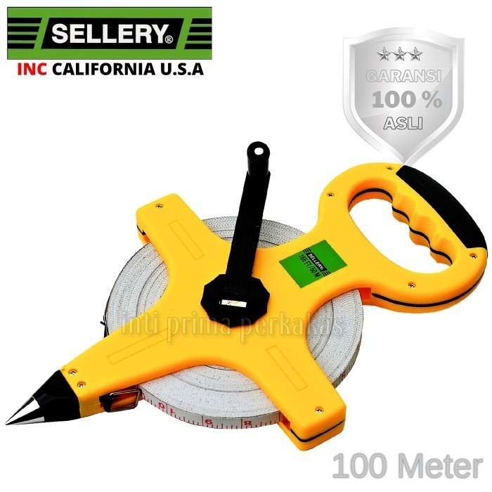 

newgan!! Meteran 100 Meter/Meteran Roll 100 Meter/Meteran Tancap Sellery U.S.A