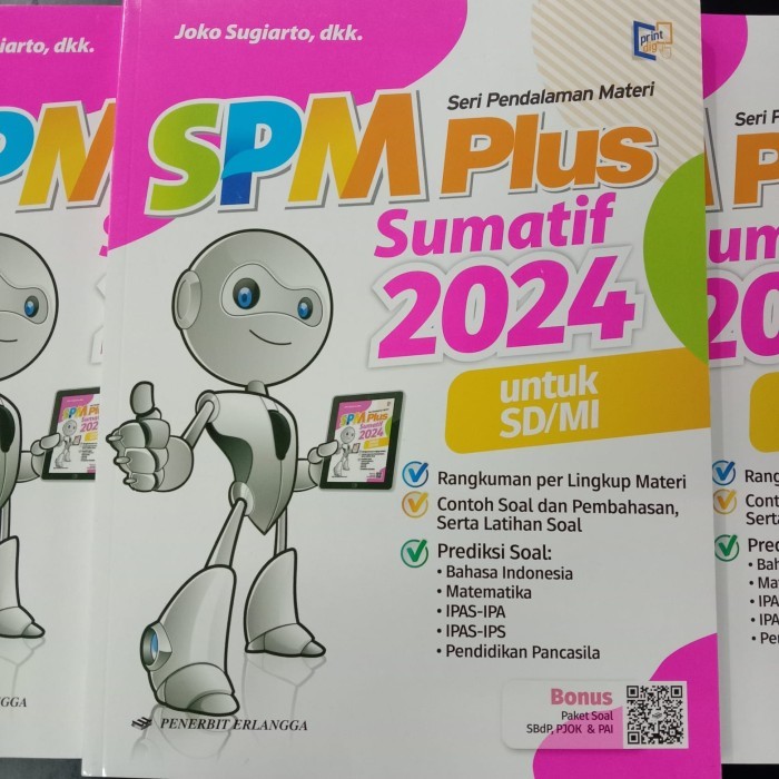 

BUKU SOAL UJIAN SEKOLAH UN KELAS 6 SD / MI SPM PLUS UN USBN 2022