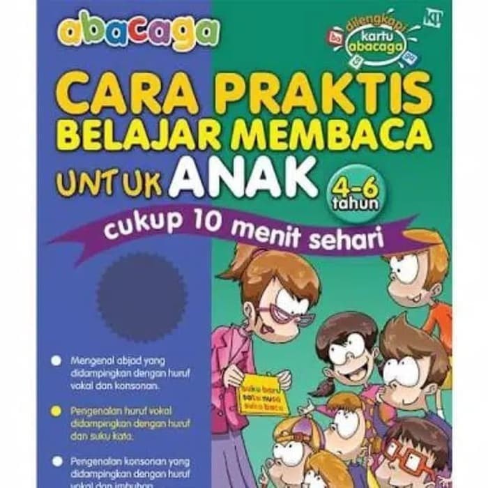 

Buku Abacaga Cara Praktis Belajar Membaca Untuk Anak 4-6 Tahun