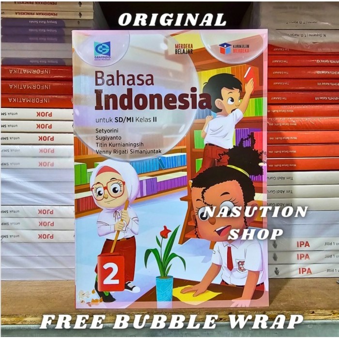 

Buku Bahasa Indonesia Kelas 1 2 3 4 5 6 SD Grafindo Kurikulum Merdeka