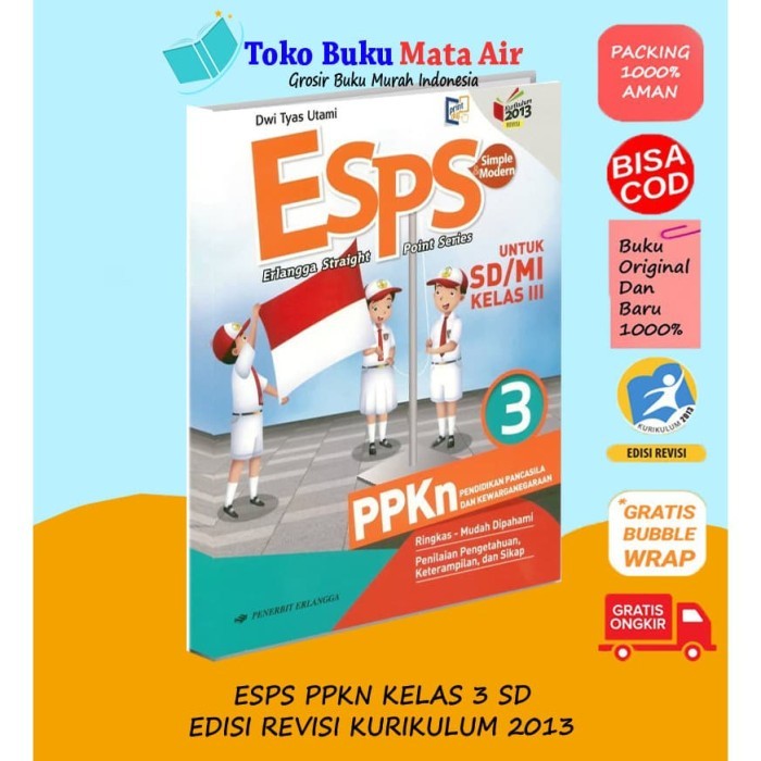 

BEST SELLER ESPS PPKN 3 UNTUK SD-MI KELAS III K13N - ERLANGGA