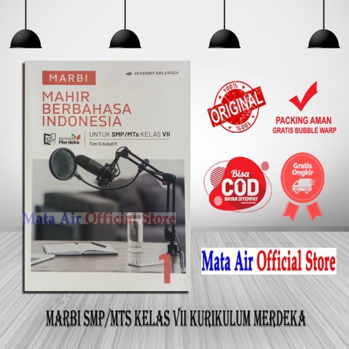 

MARBI MAHIR BERBAHASA INDONESIA SMP/MTS KELAS 7 8 9 KURIKULUM MERDEKA