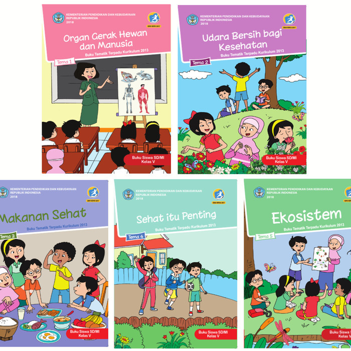 

Buku tematik kelas 5. Depdikbud Semester 1 Tema 1,2,3,4,5