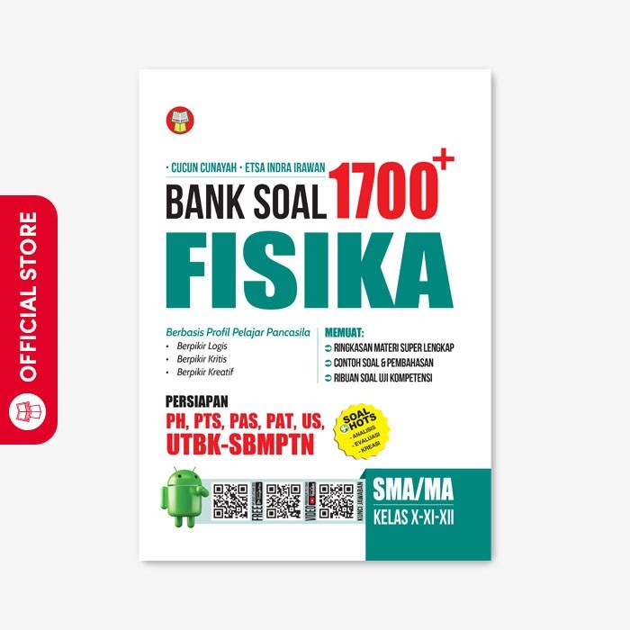 

BUKU 1700 PLUS BANK SOAL FISIKA SMA/MA KURIKULUM 2013 REVISI