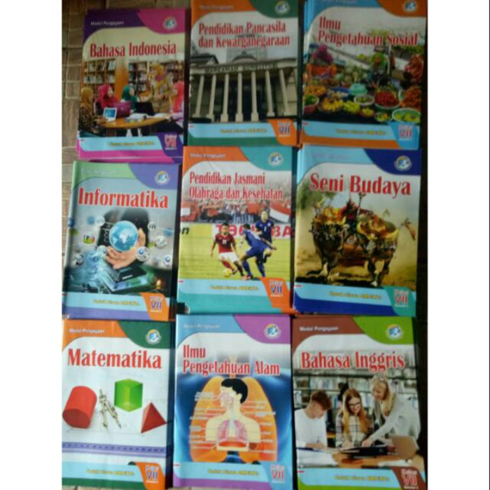 

Buku Latihan Soal SMP Kelas 7 Semester 2 terdiri 9 buku.