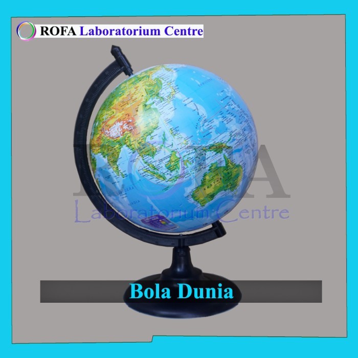 

Globe / Bola Dunia / Tiruan Bumi / Peta Dunia Diameter 30 cm