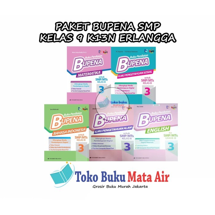 

BEST SELLER PAKET BUPENA SMP KELAS 9 K13N ERLANGGA