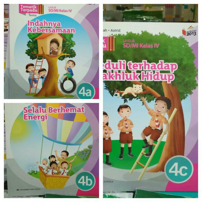 

Satuan Buku SD Tematik kelas 4 Tema 4 A B C Erlangga