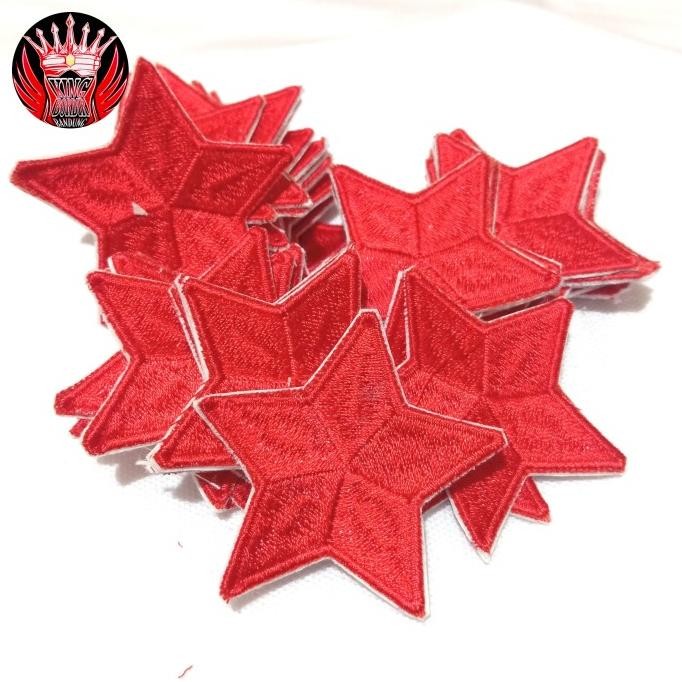 

>*>*>*>*] Patch Bordir Bintang,logo bintang,emblem bordir komputer,patch star