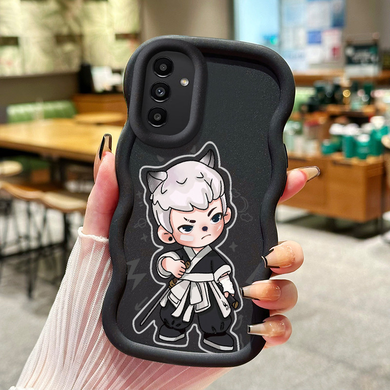 Casing Hp Untuk Samsung A24 Case HP manusia serigala dengan pisau casing Softcase ponsel silikon Kes