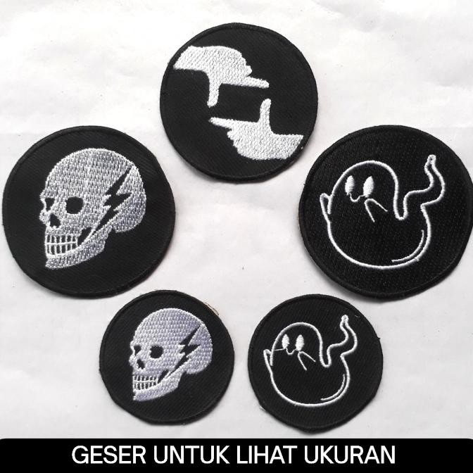 

'+'+'+'+] Badge bordir komputer,Patch bordir tengkorak,kualitas terbaik,patch