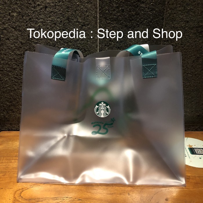 

Starbucks Reusable Eco Bag - 25Th Anniversary Ed - Large Size Diskon