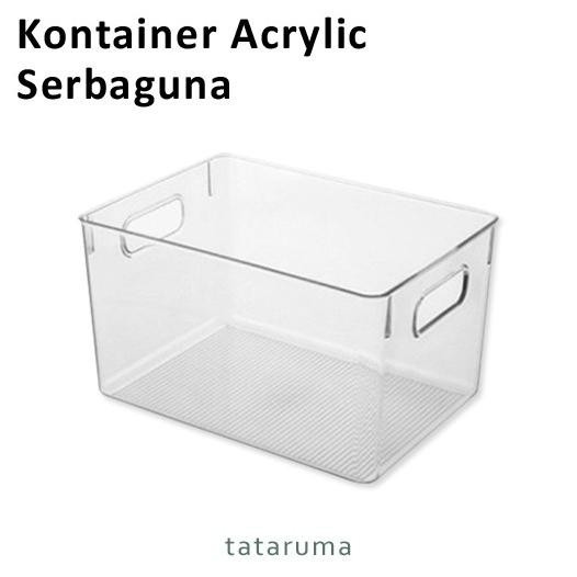 SOJIA - Tempat Penyimpanan Makanan Kontainer Box Kulkas Akrilik BESAR