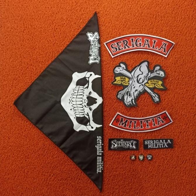 

*#*#*#] BACKPATCH BORDIR SRIGALA MILITIA SATU SET SUPER MURAH BEST QUALITY