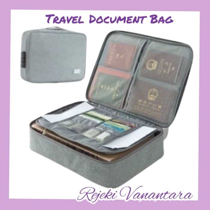 

Travel Document Bag 3 Digit Password / Tas Dokumen Anti Air