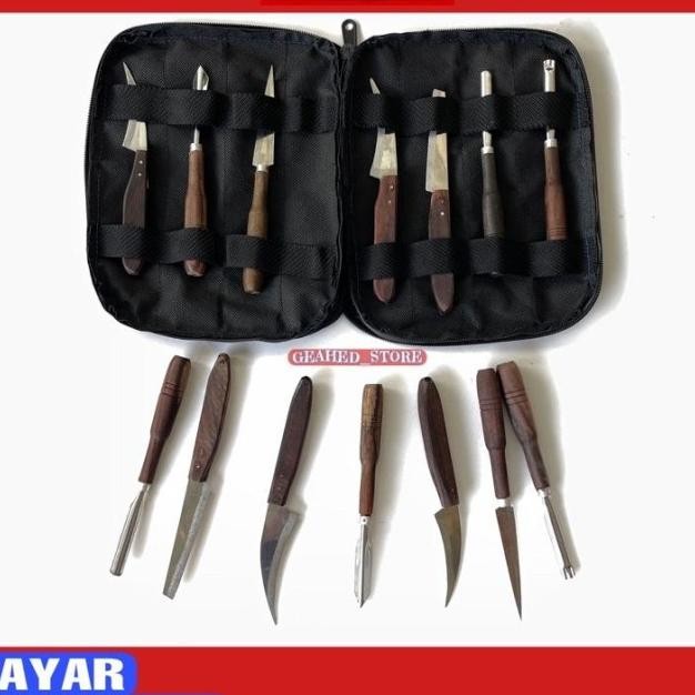 

Pisau Garnish Ukir Buah Dan Sayur Tumg Carving - Set Isi 5 6 7 Plus