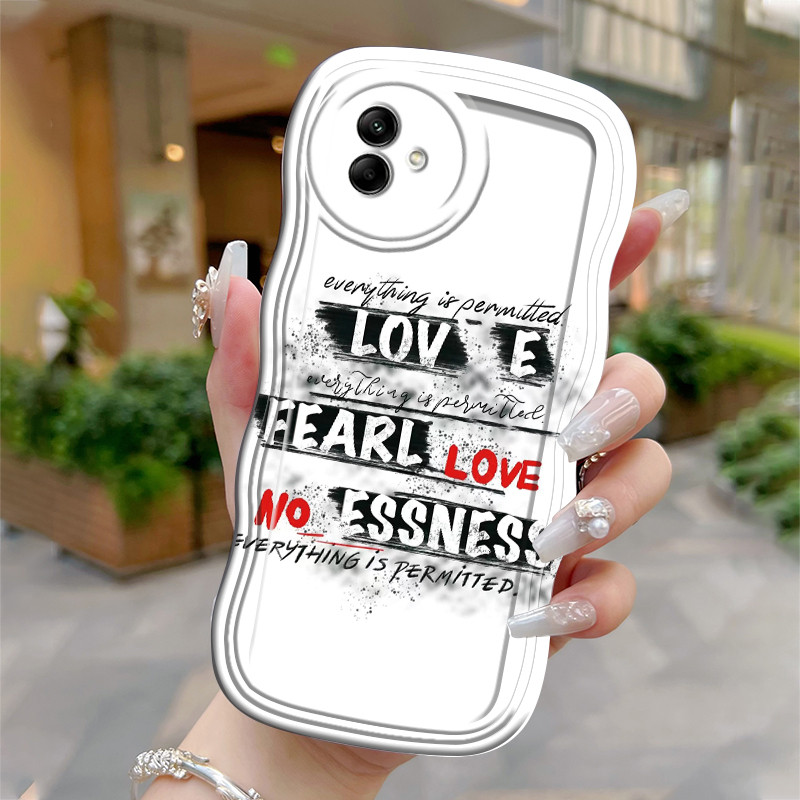 Casing Hp Untuk Samsung Galaxy A04 A04E A04s F04 M04 Case Casing HP Kesing huruf Inggris Softcase ge