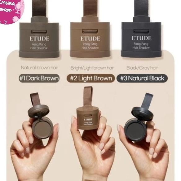 Mamonde Etude Pang Pang Hair Shadow Line Qui Puff Retouch Rambut