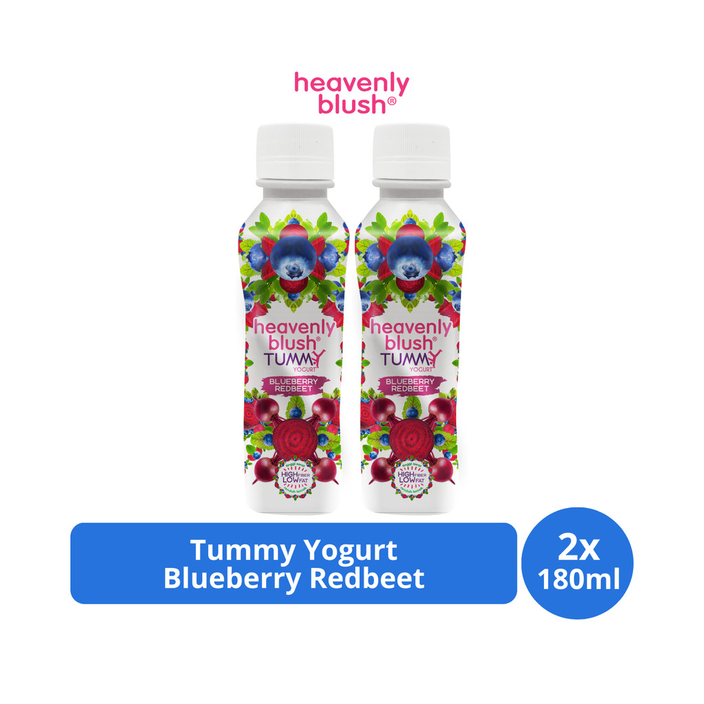 

Heavenly Blush Tummy Yogurt Blueberry Redbeet 180ml x 2 pcs
