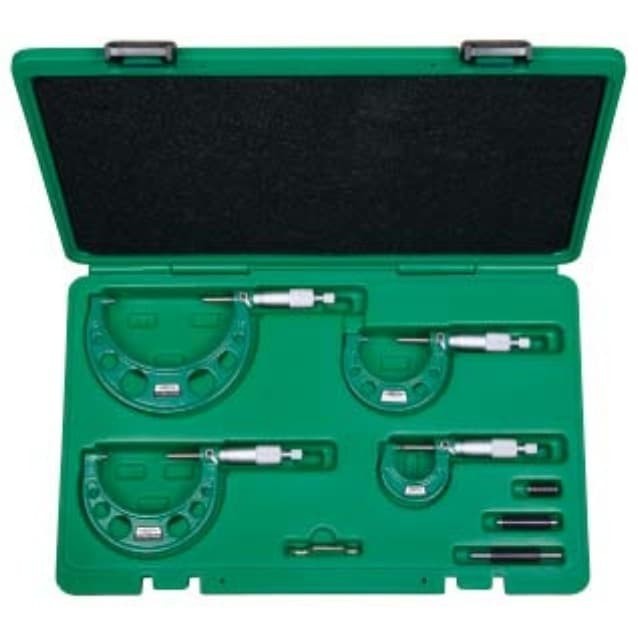 

newgan!! Outside Micrometer Set 0-150mm Insize 3203-1506A