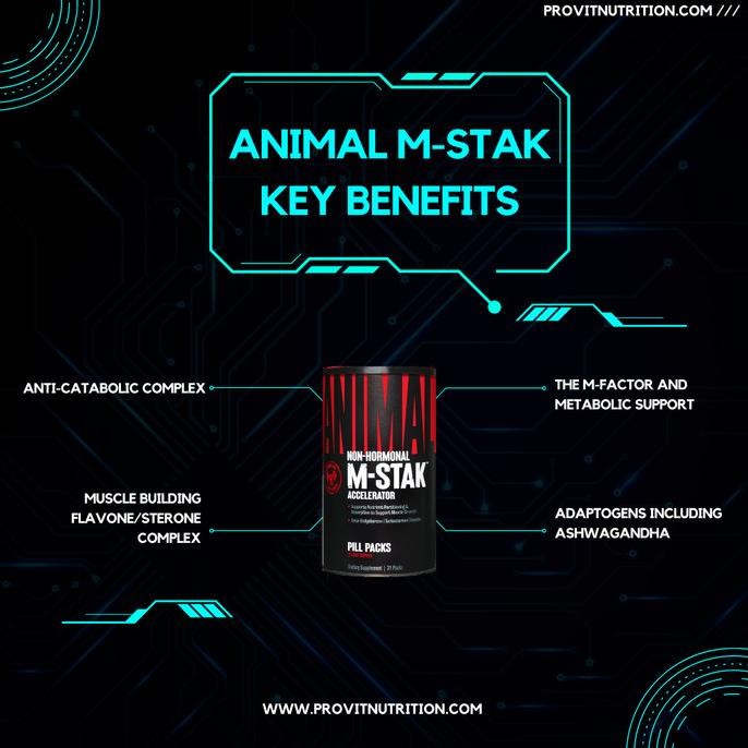 Universal - Animal M Stak 21 Packs Bulking Weight Gainer Anabolic Mass