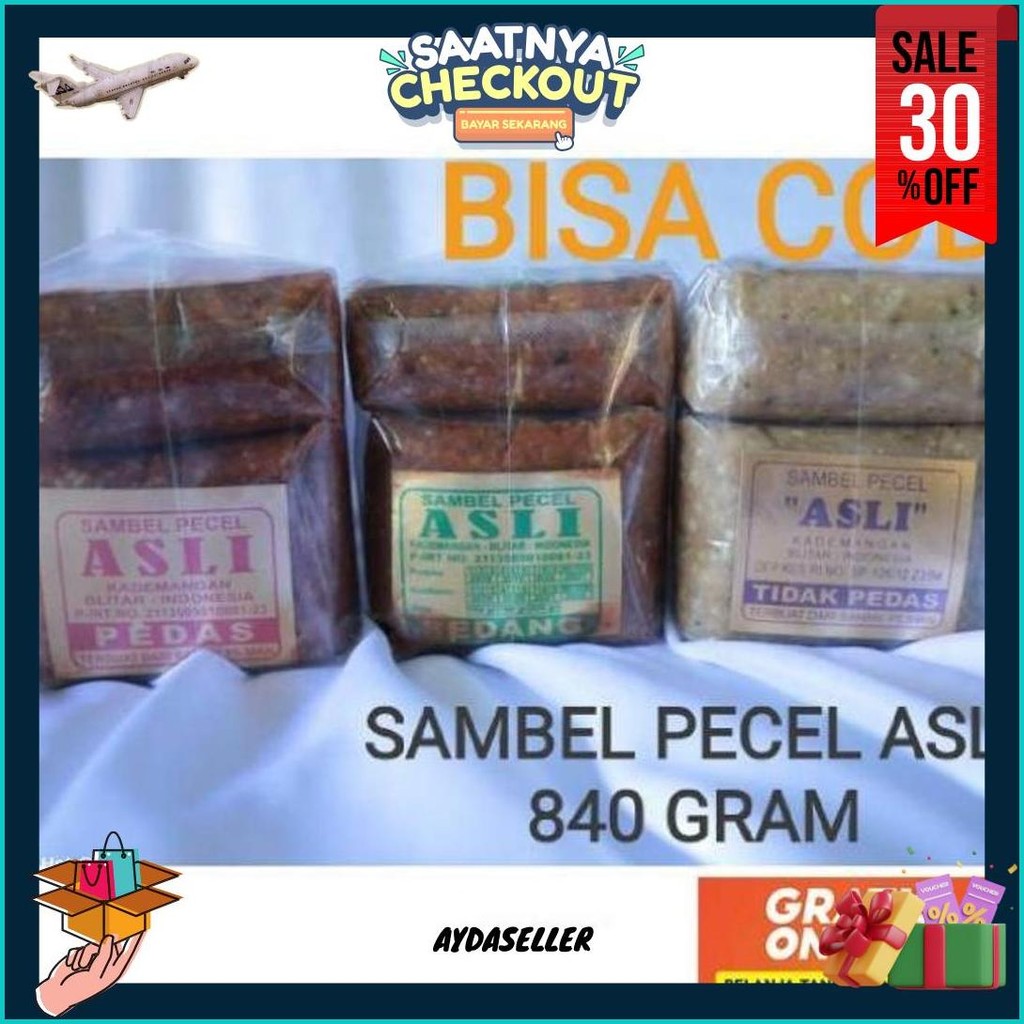 

Sambel Pecel Asli Blitar 840 Gram Promo
