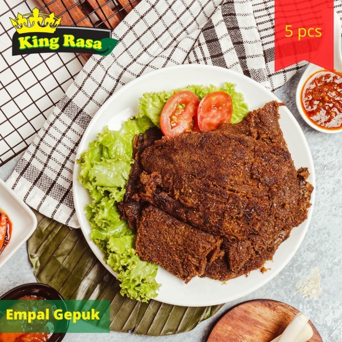 

Empal Gepuk Sapi Frozen Empal Gepuk Beku Isi 5 Pcs 330 Gram Diskon