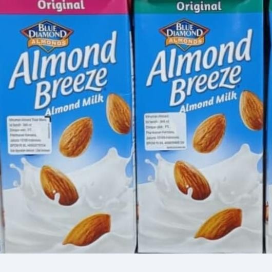 

'+'+'+'+] blue diamond almond breeze unsweeteneed original atau original milk 1 L