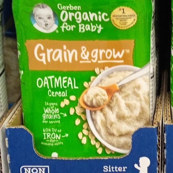 

/////] gerber 1st foods cereal organic oatmeal