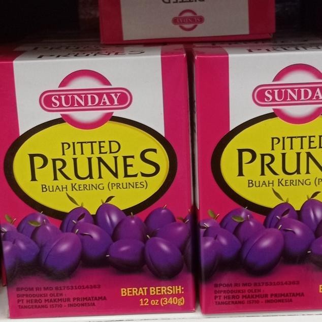 

:<:<:<:<] sunday pitted prunes box 340gr