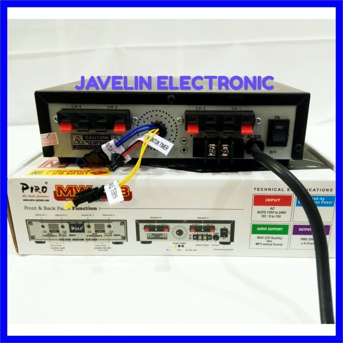 Ampli Piro Mw88 - Amplifier Walet Mw-88