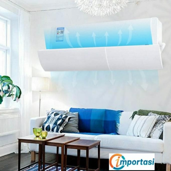 Deflector Cover Penahan Angin AC Adjustable Air Conditioner 1 M HT