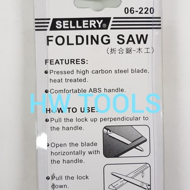 Folding Saw / Gergaji Lipat 06-220 Sellery