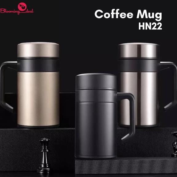 Tumbler Coffee Mug Coffee Tea Cup Stainless Steel 400Ml (Hn22)