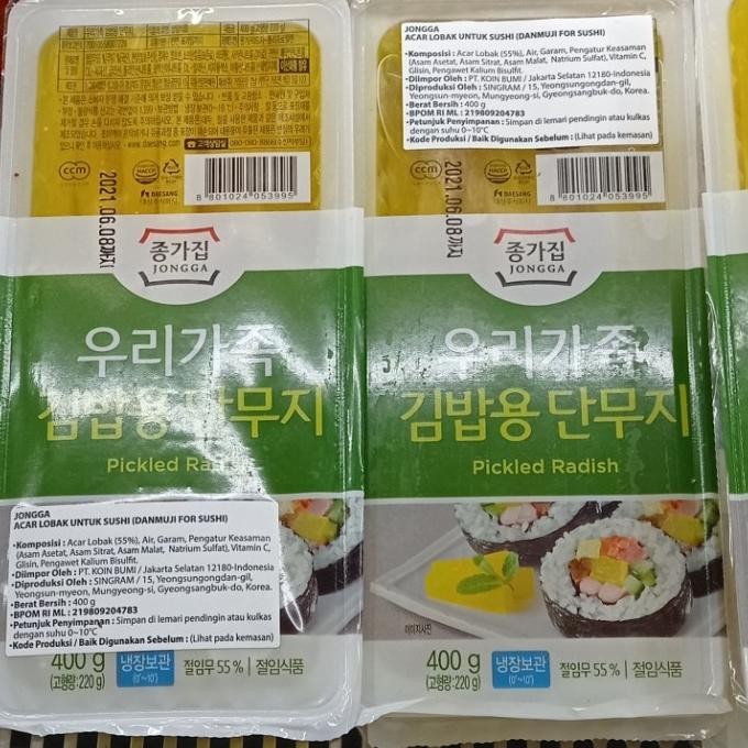 

*****] chongga jongga danmuji gimbab 400gr