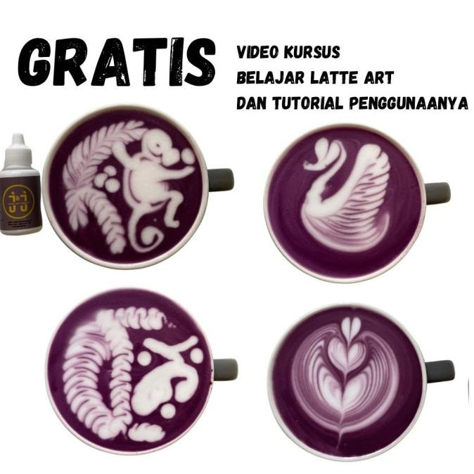 JJ latte art liquid pengganti susu untuk latihan